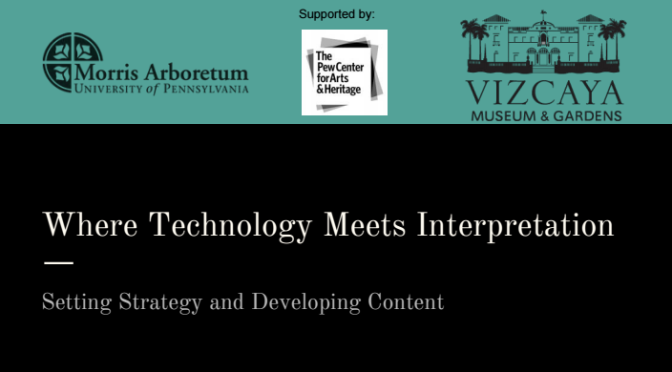 Where Technology Meets Interpretation Workshop Resources